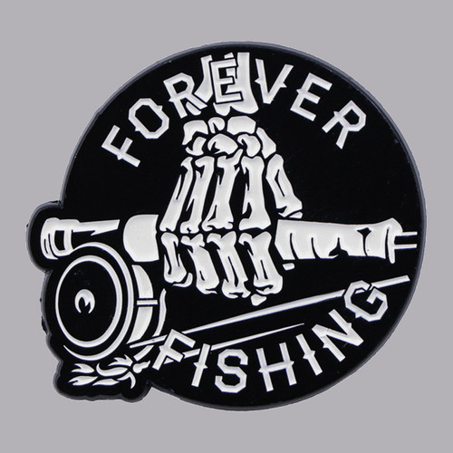 Fishing Enamel Pin Skeleton Brooch Pines Lapel Pins Badge On Backpack Clothing Accessories Punk Jewelry Friends Gifts By WTB