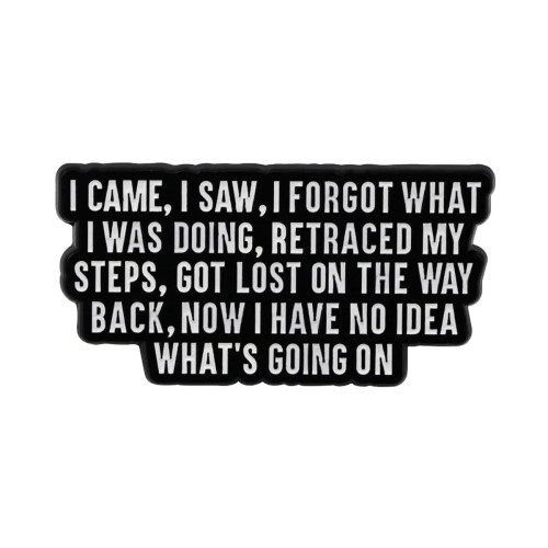 Metal Antique Copper Plated - Funny Quotes Enamel Pin Loves You Brooch Pines Lapel Pins Badge On Backpack Clothing Accessories Fashion Jewelry Friends Gifts By WTB