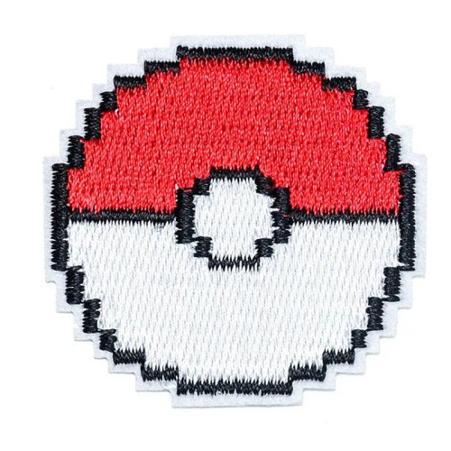 Black - Kawaii Animals Patch Anime Game Embroidered Patches For Clothing Diy Iron On Patches For Clothes Cartoon Patch Stickers By WTB