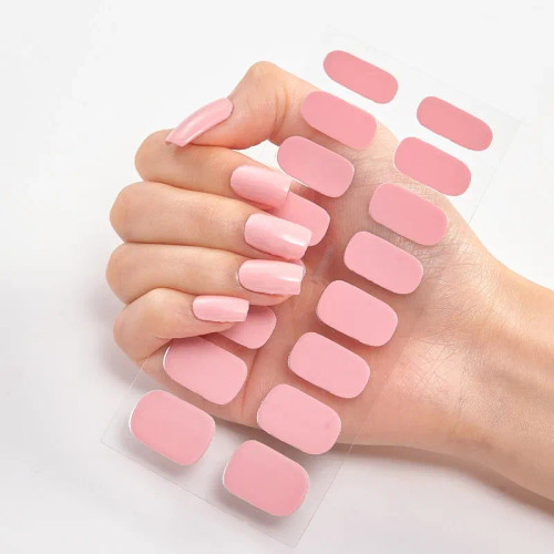 Dusty Wine - Novidades Full Cover Nail Stickers Designer Nail Decals Pure Solid Color Nail Decoration Nails Sticker Designer Creative Shiny By WTB