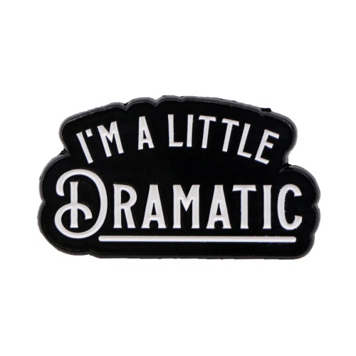 Metal Antique Bronze Plated - Funny Quotes Enamel Pin Black Brooch Pines Lapel Pins Letters Badge On Backpack Clothing Accessories Fashion Jewelry Gifts By WTB