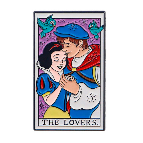 Metal Gold-Color - Anime Princess Enamel Pin Cartoon Brooch Pines Lapel Pins Badge On Backpack Clothing Accessories Fashion Jewelry Couple Gifts By WTB