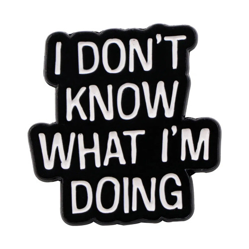 Metal Blue Zinc Plated - Funny Quotes Enamel Pins Skeleton Women'S Brooches Men Lapel Pins Badge On Backpack Costume Accessories Phrase Jewelry Gifts By WTB