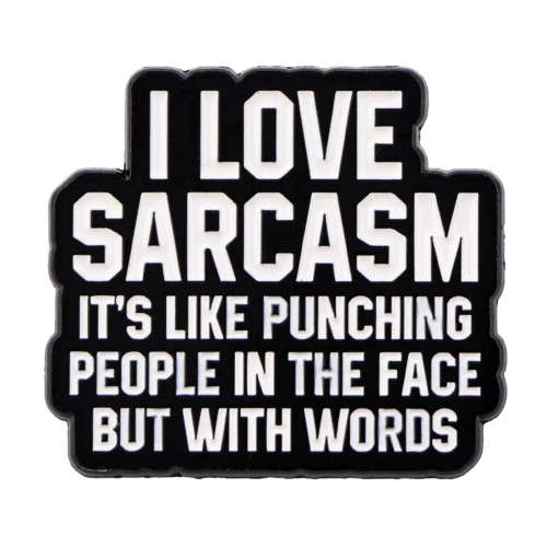 Metal Rose Gold Color, White, Main Stone White - Rose Enamel Pin Lapel Pins Badges On Backpack Women Funny Quotation Brooch Clothes Jewelry Fashion Accessories Gift By WTB