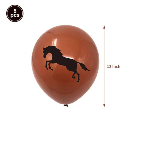 Army Green - Horse Party Decoration Birthday Banner Felt Garland Disposable Paper Plates Horse Cupcake Topper By WTB