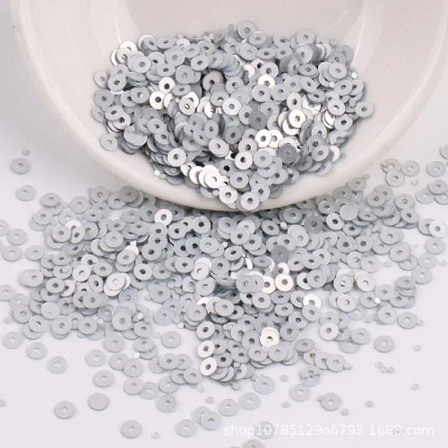 Multi-Colored, Size: 4Mm - 2Mm 3Mm 4Mm Matte Sequins Flat Round Dull Polish Pvc Sequin Paillettes For Sewing Wedding Craft Garment Accessories Lentejuelas By WTB