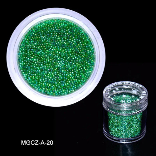 Transparent - 1 Bottle Caviar Nail Art Bead Rhinestones Multi-Colors Mini Round Ball Shape Nail Crystal Glass Beads For 3D Nail Decorations #P By WTB