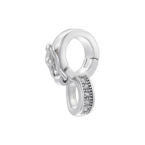 Pink - Zhukou New Gold Color Round Hooks For Women Diy Handmade Necklace Jewelry Hooks Accessories Supplies Wholesale Vk129 By WTB