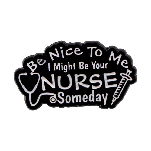 Metal Titanium Plated - Funny Quotes Enamel Pins Skeleton Women'S Brooches Men Lapel Pins Badge On Backpack Costume Accessories Phrase Jewelry Gifts By WTB