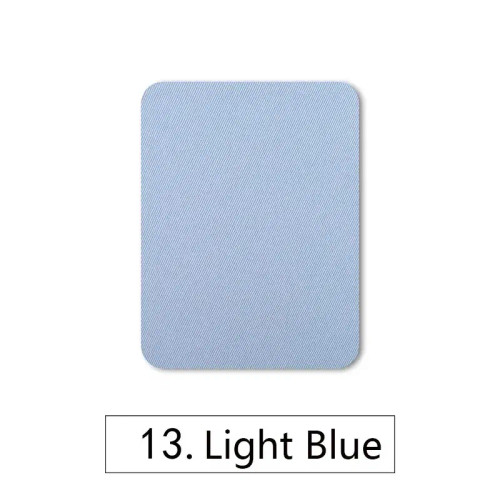 Transparent - 4Pcs/Lot Fabric Iron-On Patches 12.5X9.5Cm Sewing On Patches Iron On Strong Glue Cotton Patch For Clothes Diy Jean Repair Decor By WTB