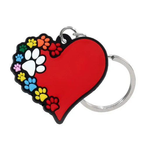 Gold Color - 1Pcs Animal Keychains Cute Black Cat Dach Dog Funny Style Duck Keyring Keychain For Bag Car Key Accessories Kids Favor Key Decor By WTB