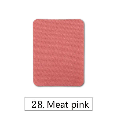 Khaki - 4Pcs/Lot Fabric Iron-On Patches 12.5X9.5Cm Sewing On Patches Iron On Strong Glue Cotton Patch For Clothes Diy Jean Repair Decor By WTB