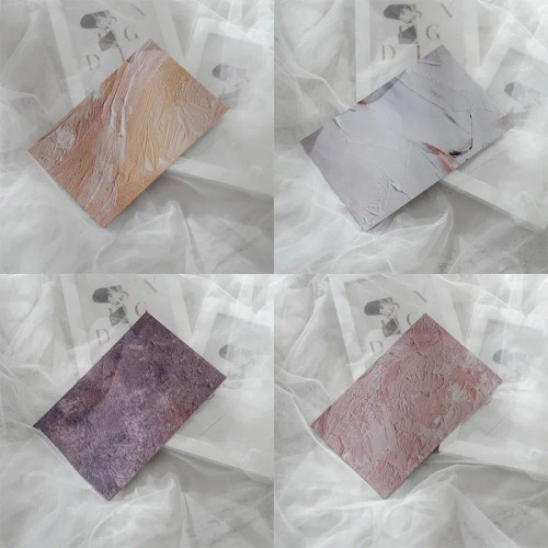 Light Grey - Nail Art Display Paper, Mixed Colors Showing Shelf Cards, Manicure Uv Gel Nail Polish, Photo Frame, Background Board, 4Pcs By WTB