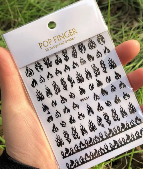 Peach - 1Pcs New English Alphabet Nail Stickers Multi-Color Laser Reflective Nail Slider Art Cool Text Nail Kit By WTB