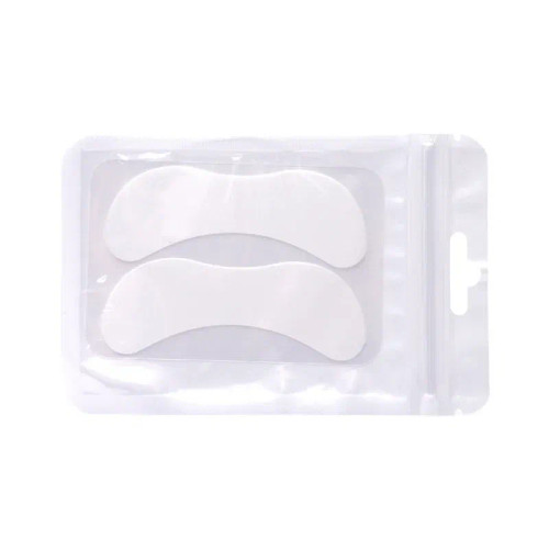Silver, Ships From: China - 2Pcs Hot Eyelash Patches Competitor Eyelash Pads Multi-Color Eyelash Patches Silicone Eye Patches Universal Grafted Eyelash Pads By WTB