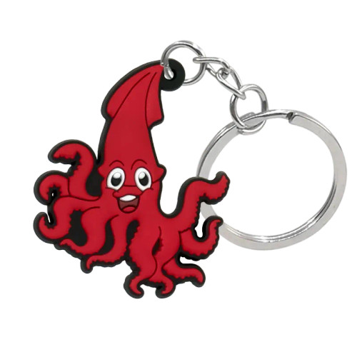 Black And White - 1Pcs Animal Keychains Cute Black Cat Dach Dog Funny Style Duck Keyring Keychain For Bag Car Key Accessories Kids Favor Key Decor By WTB