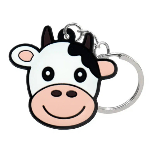 Black & Red - 1Pcs Animal Keychains Cute Black Cat Dach Dog Funny Style Duck Keyring Keychain For Bag Car Key Accessories Kids Favor Key Decor By WTB