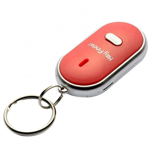 Red - Funny Key Chains Women Men Whistle Key Finder Flashing Beeping Remote Lost Keyfinder Locator Keyring By WTB