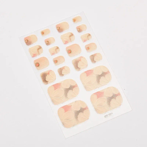 Desert Camouflage - 22 Tips/Sheet Women Salon Nail Wraps Diy Self Adhesive Nail Sticker Decals Plain Stickers Nails Sticker Designer Designed By WTB