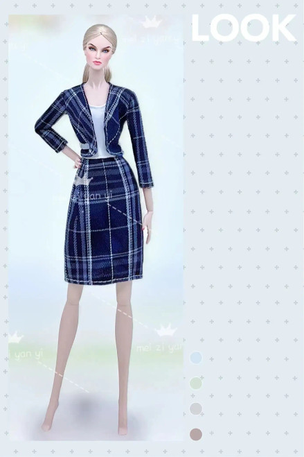 Plum - Clothes For Barbie Doll Accessories Dress By WTB