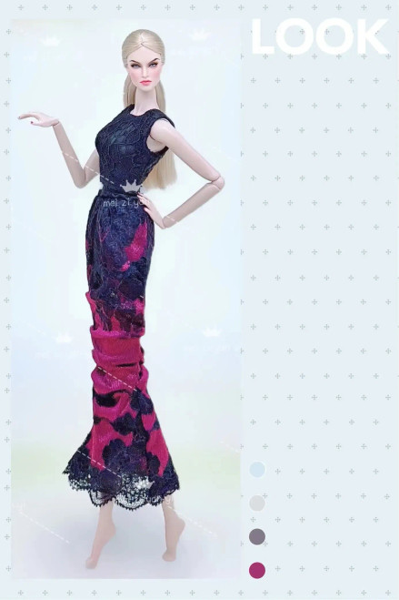 Silver - Clothes For Barbie Doll Accessories Dress By WTB