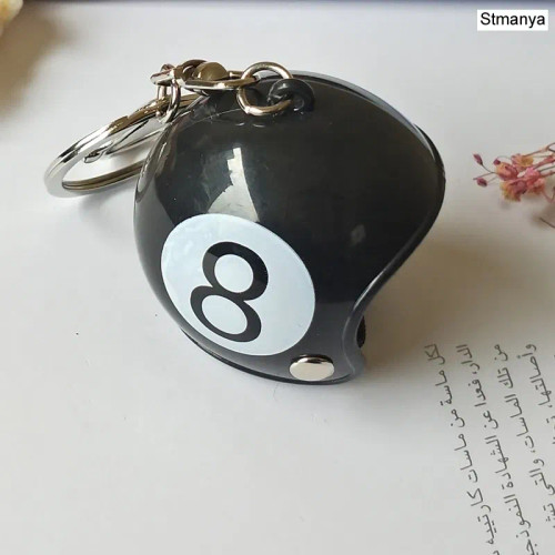 Dark Pink - New Motorcycle Helmets Key Chain Women Men Cute Safety Helmet Car Keychain Bags Hot Key Ring Gift Jewelry Wholesale 17022 By WTB