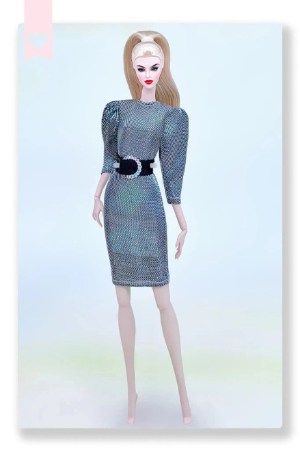 Purple - Luxury Dress For Barbie Doll Clothes Clothing And Accessories For Barbie Dresses Costume Sportwear Uniform Gowns Fashionista By WTB