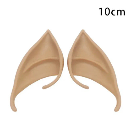 Deep Sapphire - 1Pairs Cosplay Latex Fairy Angel Elf Ears Halloween Masquerade Party Costumes Halloween Party Decoration Supplies Photo Props By WTB