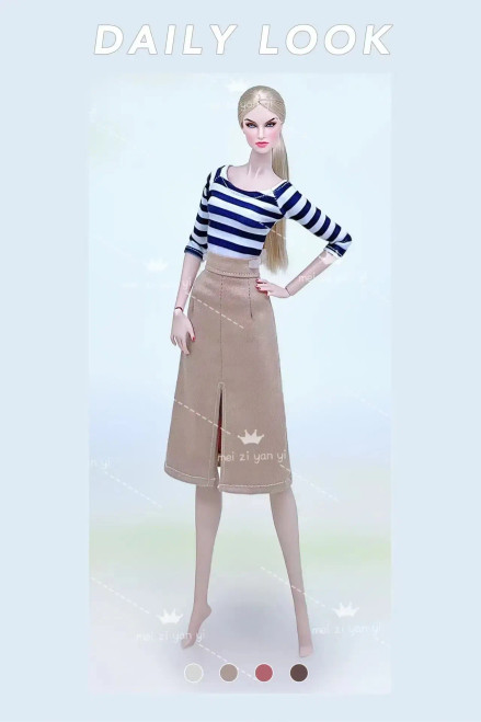 Blue - Dress For Barbie Accessories Clothing Clothes Fashionistas Princes Cosplay Costume For Barbie Clothes Set Girls Birthday Toys By WTB