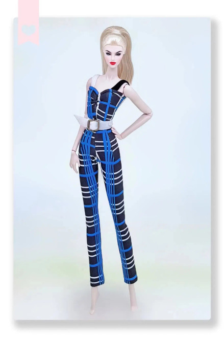 Black - Luxury Dress For Barbie Doll Clothes Clothing And Accessories For Barbie Dresses Costume Sportwear Uniform Gowns Fashionista By WTB