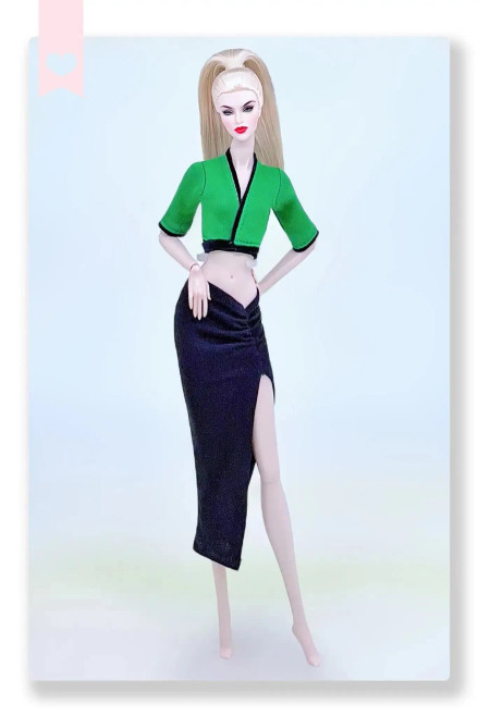 Plum - For Bride Dress For Barbie Clothes 30 Cm Dresses Gowns Doll Party Dress Clothing Accessories Outfit Princess Costume Wedding By WTB