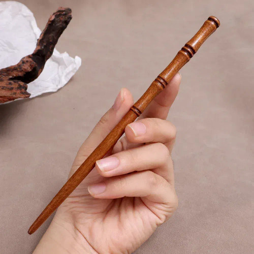 Metal Gold-Color, Type: Hair Sticks - Bamboo Knot Wood Women Girl Chinese Style Tradition Classical Culture Stick Pan Hair Pin Clip Fork Hairpin Wooden Headwear Retro By WTB