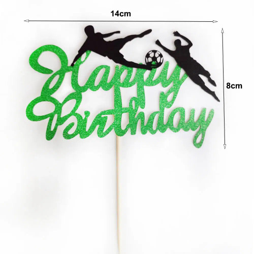 Multi - Soccer Cake Decorations Soccer Birthday Party Supplies Soccer Ball Cupcake Topper By WTB