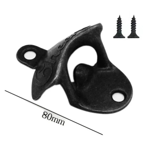 Cheers Bottle Opener Wall Mounted Vintage Retro Bar Beer Opener Tools Cafe Wall Decoration Four Colors Available With Screws By WTB
