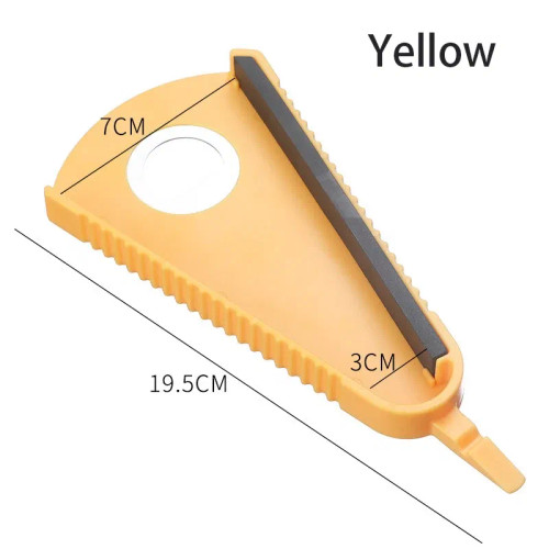 Yellow - Can Opener 5 In 1 Multi Function Jar Opener Twist Off Lid Quick Opening Cooking Everyday Use Bottle Opener Kitchen Accessories By WTB