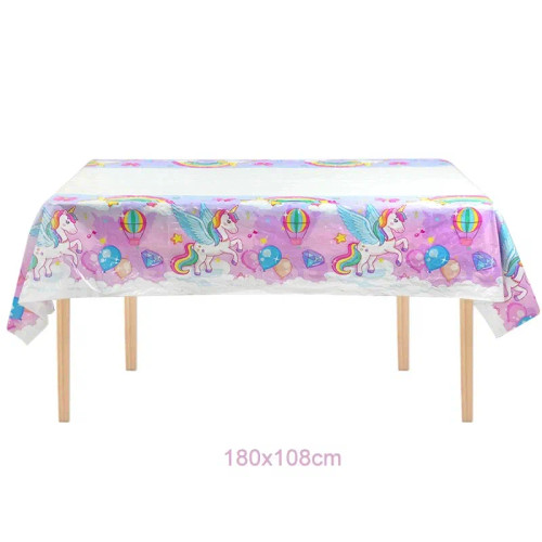 Light Grey - Unicorn Party Decoration Happy Birthday Banner Girl Unicorn Paper Mask Macaron Balloon Rainbow Unicorn Party Best Choice By WTB