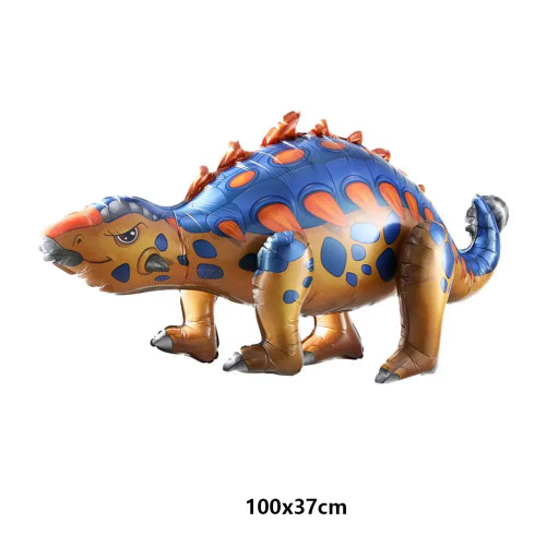 3D Standing Dinosaur Balloon Cartoon T Rex Dino Foil Balloon For Party Decoration Kids Birthday Party Supplies By WTB