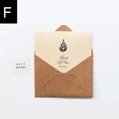 Light Grey - Retro Designs Vintage Style Greeting Cards With Envelopes And Stickers Holiday Greeting Cards Assortment By WTB