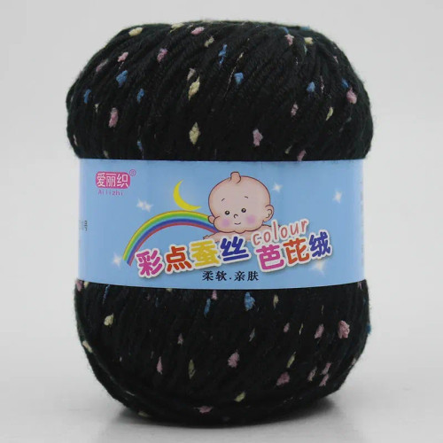 Clear - High Quality Worsted Wool Thread Colorful Eco-Dyed Needlework Baby Cotton Cashmere Yarn For Hand Knitting Crochet Drop Shipping By WTB