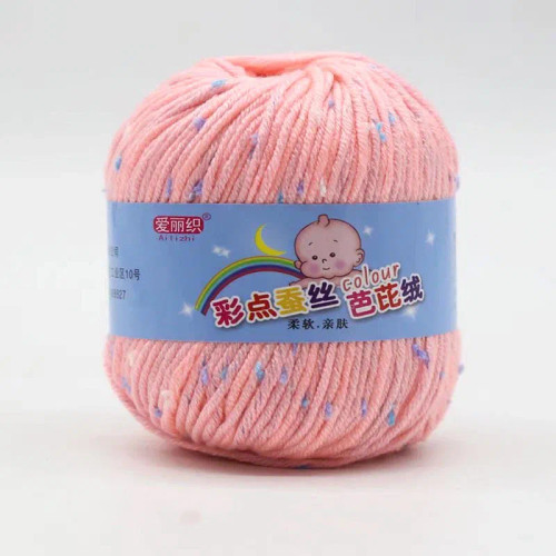 Black - High Quality Worsted Wool Thread Colorful Eco-Dyed Needlework Baby Cotton Cashmere Yarn For Hand Knitting Crochet Drop Shipping By WTB