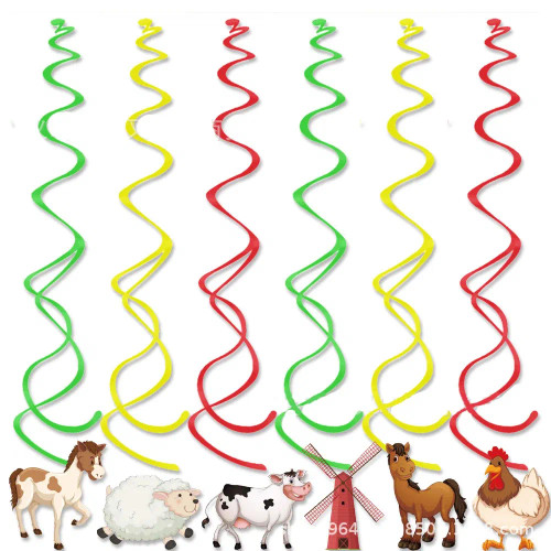 Plum - Farm House Fun Barnyard Animals Party Supplies Paper Plates Napkins Cups Farm Animals Birthday Party Decoration By WTB