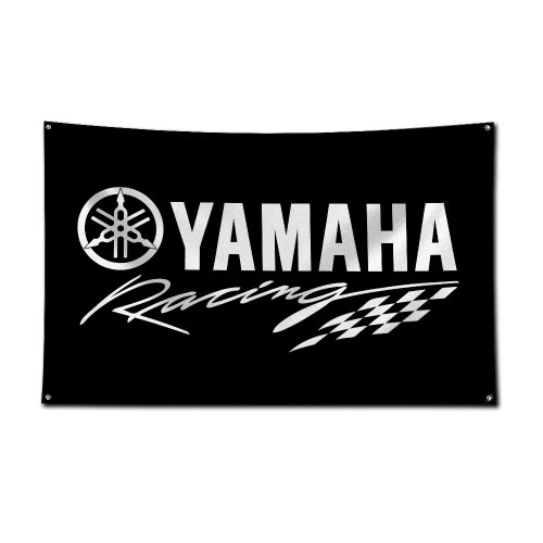 Multi, Size: 90 X 150Cm - 3X5 Ft Motorcycle Racing Y-Ya-Ma-Has Flag Polyester Digital Printing Banner For Garage Wall Art Out Door Decoration With Grommet By WTB