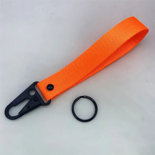 White - Multifunctional Heavy Keychain Straps For Mobile Phones Camera Short Lanyard Neck Strap For Outdoor Activities Anti Loss Rope By WTB