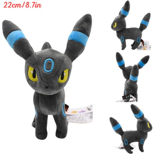 Dark Gray - Pokemon Shiny Mimikyu Cubone Butterfree Plush Toys Anime Caterpie Shinx Charizard Stuffed Animal Peluche Dolls Birthday Gift Kid By WTB