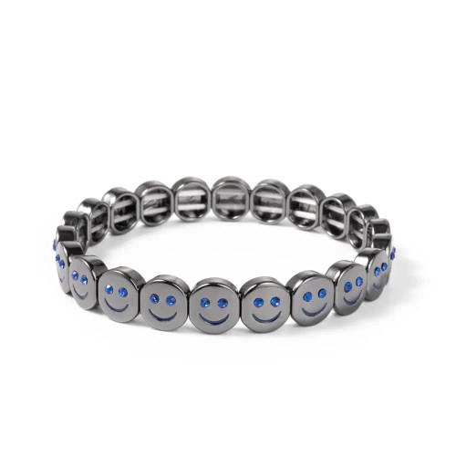 Metal Antique Gold Plated, Ships From: China, Diameter: 50-52Mm - 2024 New Rhinestone Happy Bangle For Women Diamond Hand Accessory By WTB