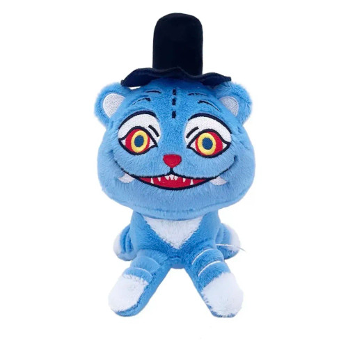 Firebrick - Treasuringu New Hot Kpop Demon Plush Toys Game Hunters Tiger Stuffed Toy Doll Blue Tiger Animals Plushie Birthday Gifts By WTB