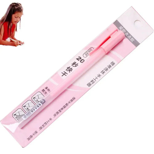 Brown, Ships From: Cn - Scrapbook Quick Dry Glue Pen Gl-Ue Dots Adhesive Tool Quick Dry Papercrafts Diy Handmade Stationery Liquid Glue Pen By WTB