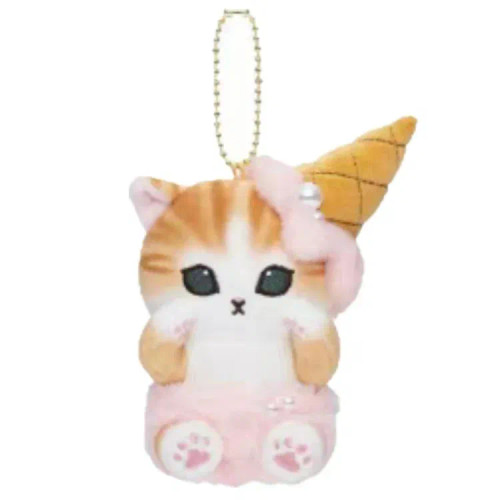 Coffee - Hot Kawaii Plush Keychain Pendant Cartoon Mofusand Shark Cat Cross-Dressing Hello Kitty Kuromi Doll Stuff Backpack Decor Toys By WTB
