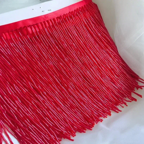 Antique Silver, Size: M - 15Cm Width 38 Colors Grey Blue Tube Tassel Dress Accessories Lace Trim Wedding And Evening Dress Beaded Decoration Rs3052-2 By WTB