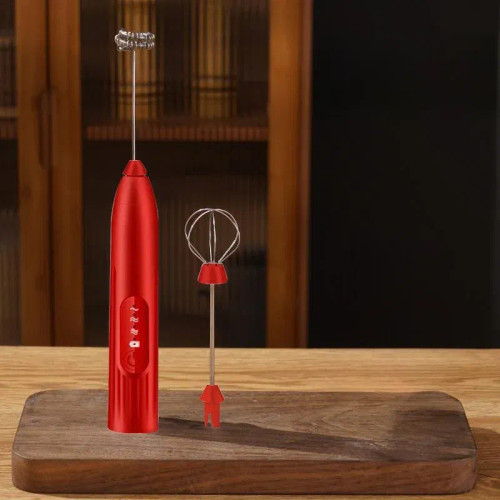Orange - 2-In-1 Multi-Function Usb Rechargeable Electric Egg Beater Baking Mixer Milk Frother Kitchen Gadgets Coffee Stirrer Tools Dining By WTB